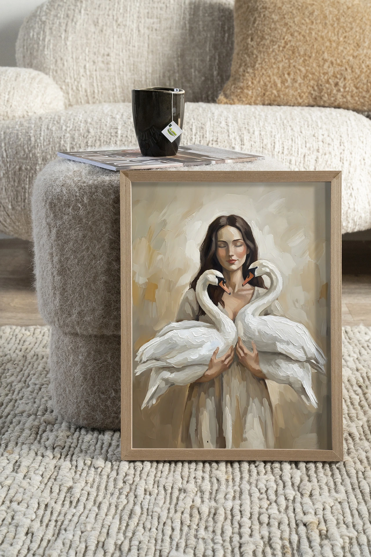 Swan Children Wall Hanging - Urban Cotton
