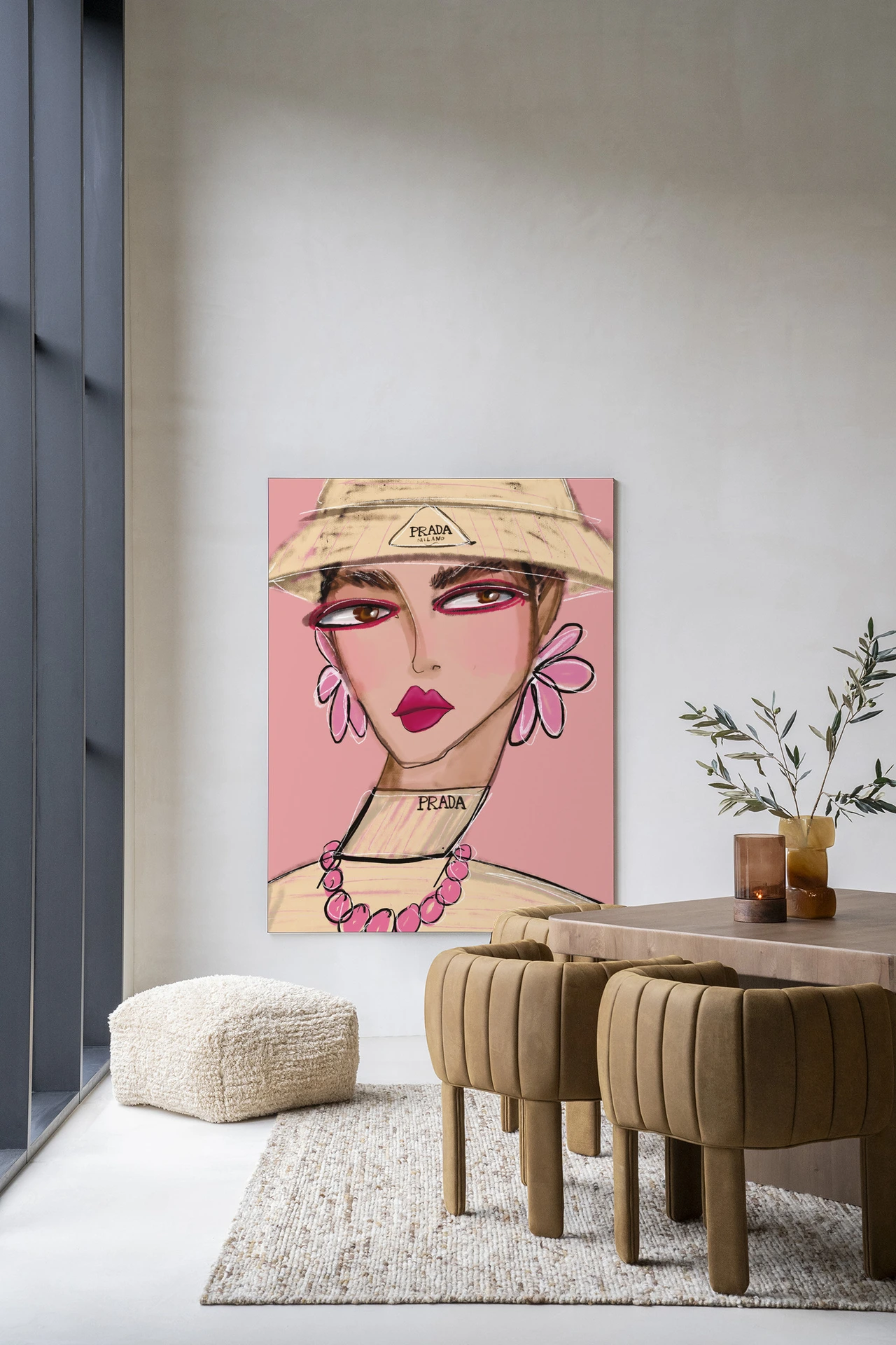 Wall Hanging She Wears Prada - Urban Cotton