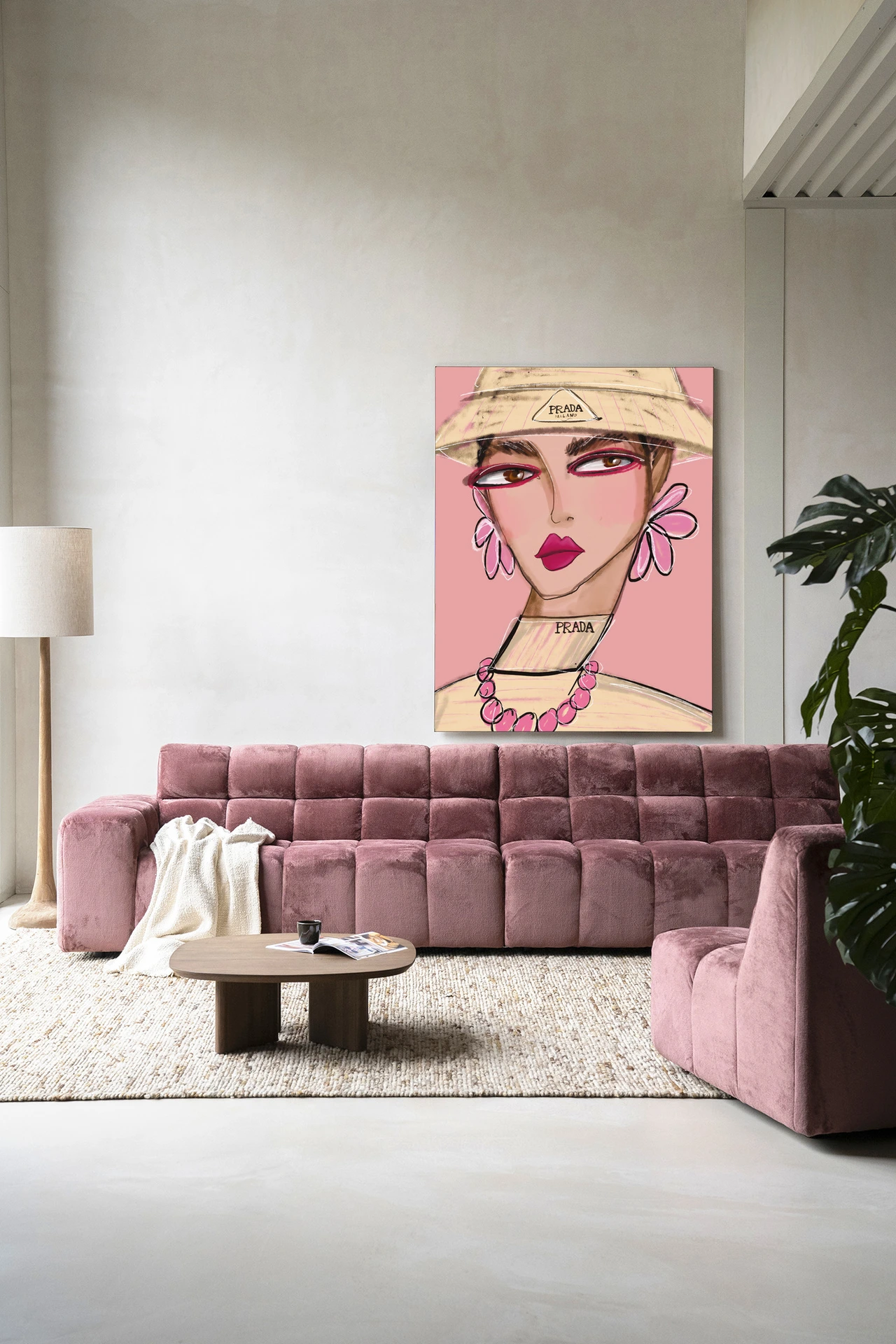 Wall Hanging She Wears Prada - Urban Cotton
