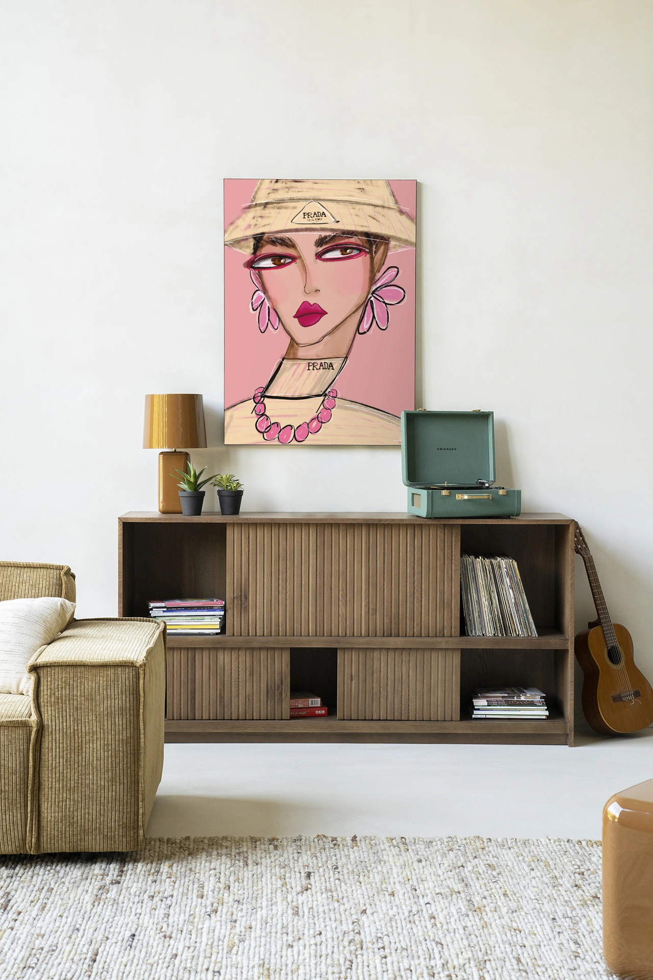 Wall Hanging She Wears Prada - Urban Cotton
