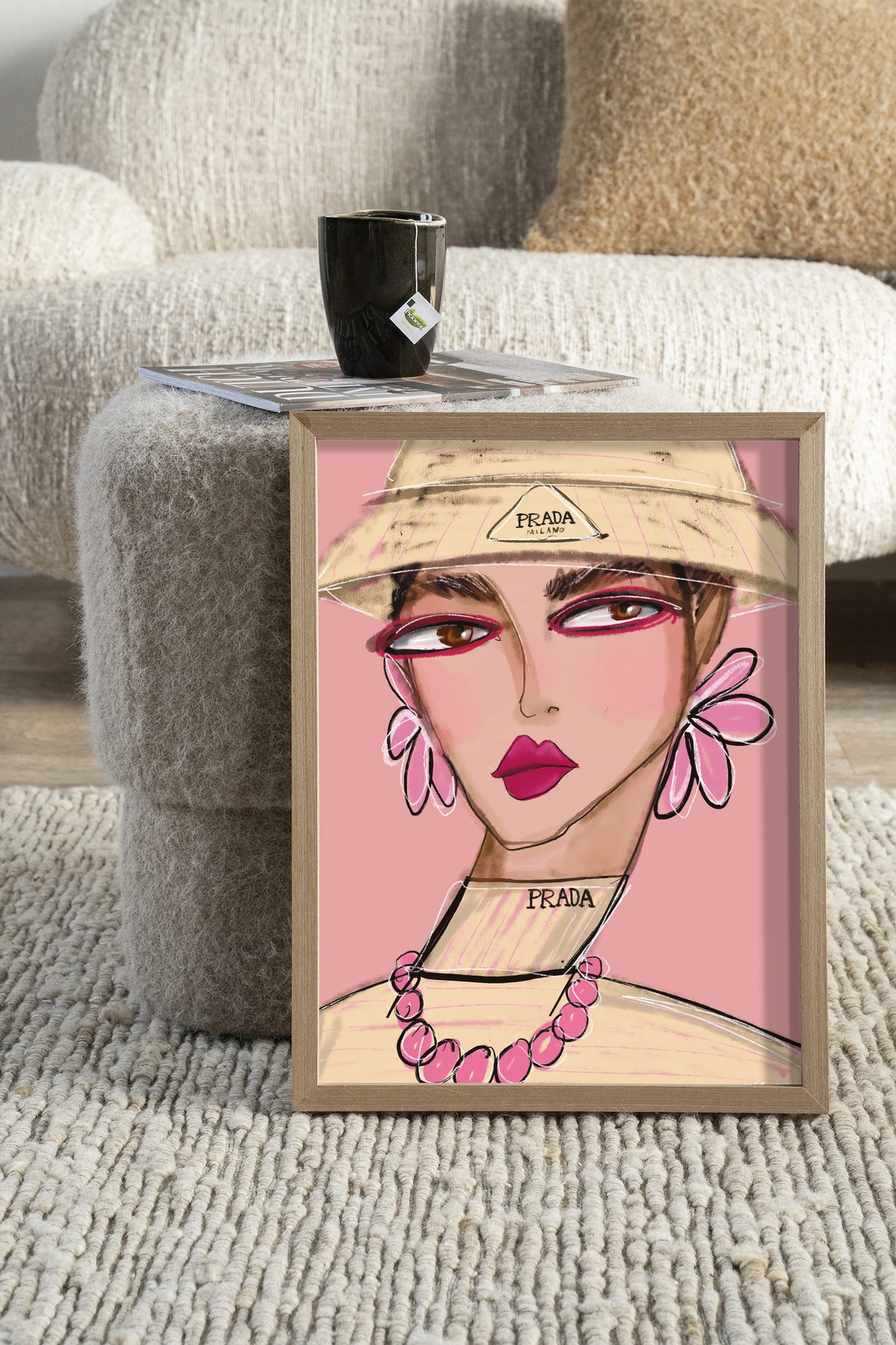 Wall Hanging She Wears Prada - Urban Cotton