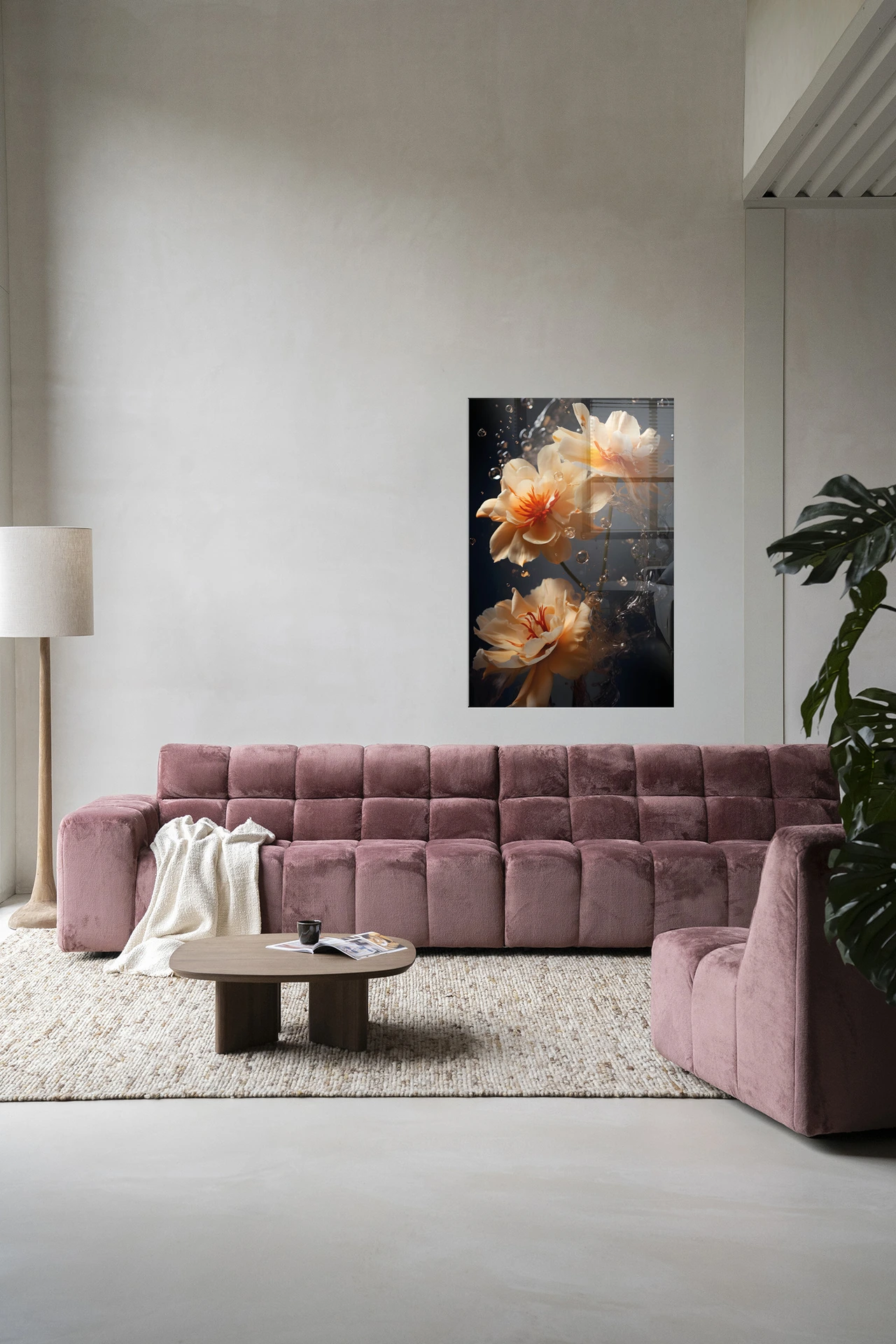 Wall Hanging Waterflower Dark - Urban Cotton
