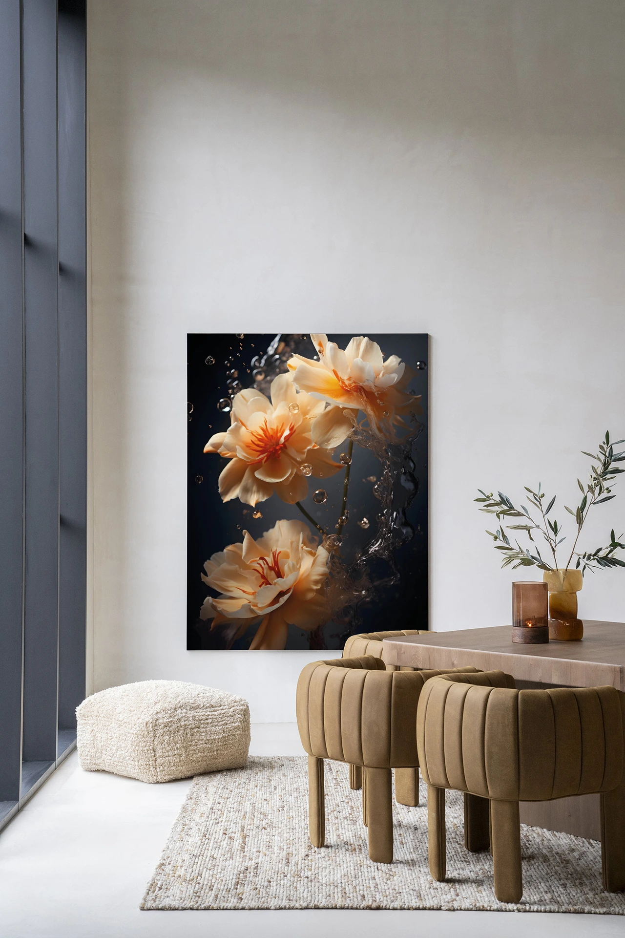 Wall Hanging Waterflower Dark - Urban Cotton