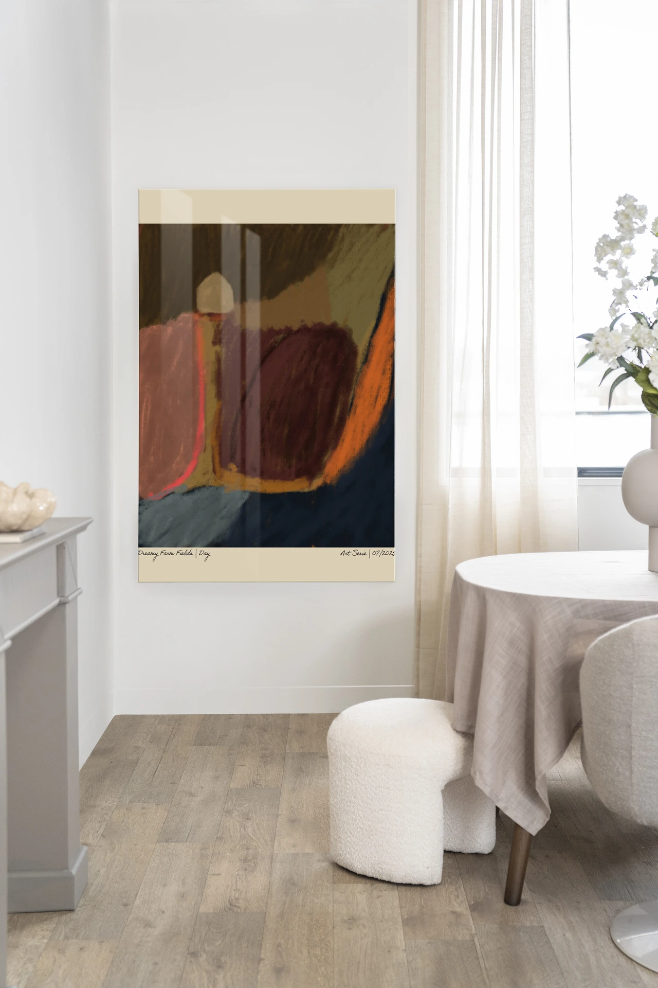 Wall Hanging Dreamy Farmfield By Night - Urban Cotton