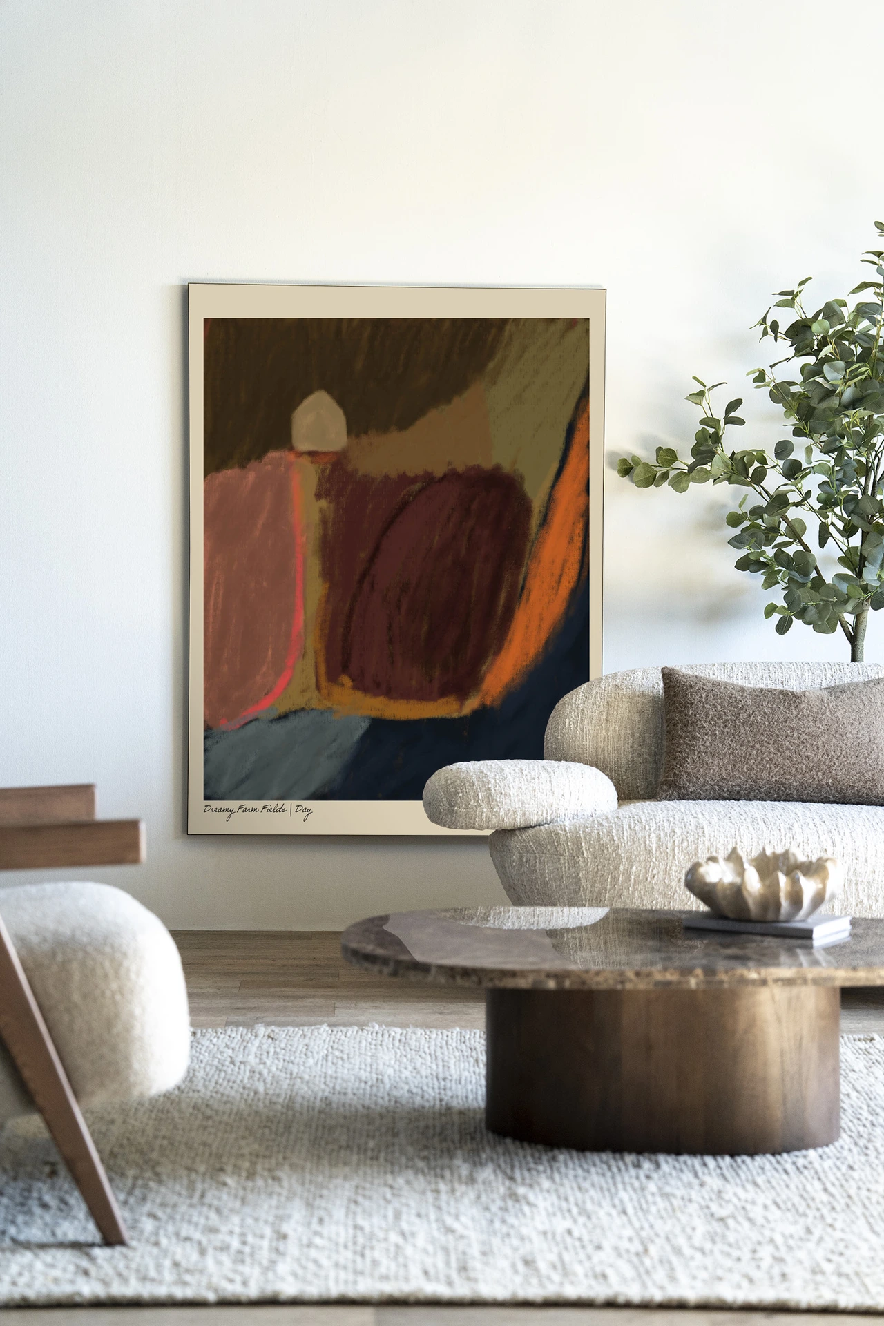 Wall Hanging Dreamy Farmfield By Night - Urban Cotton