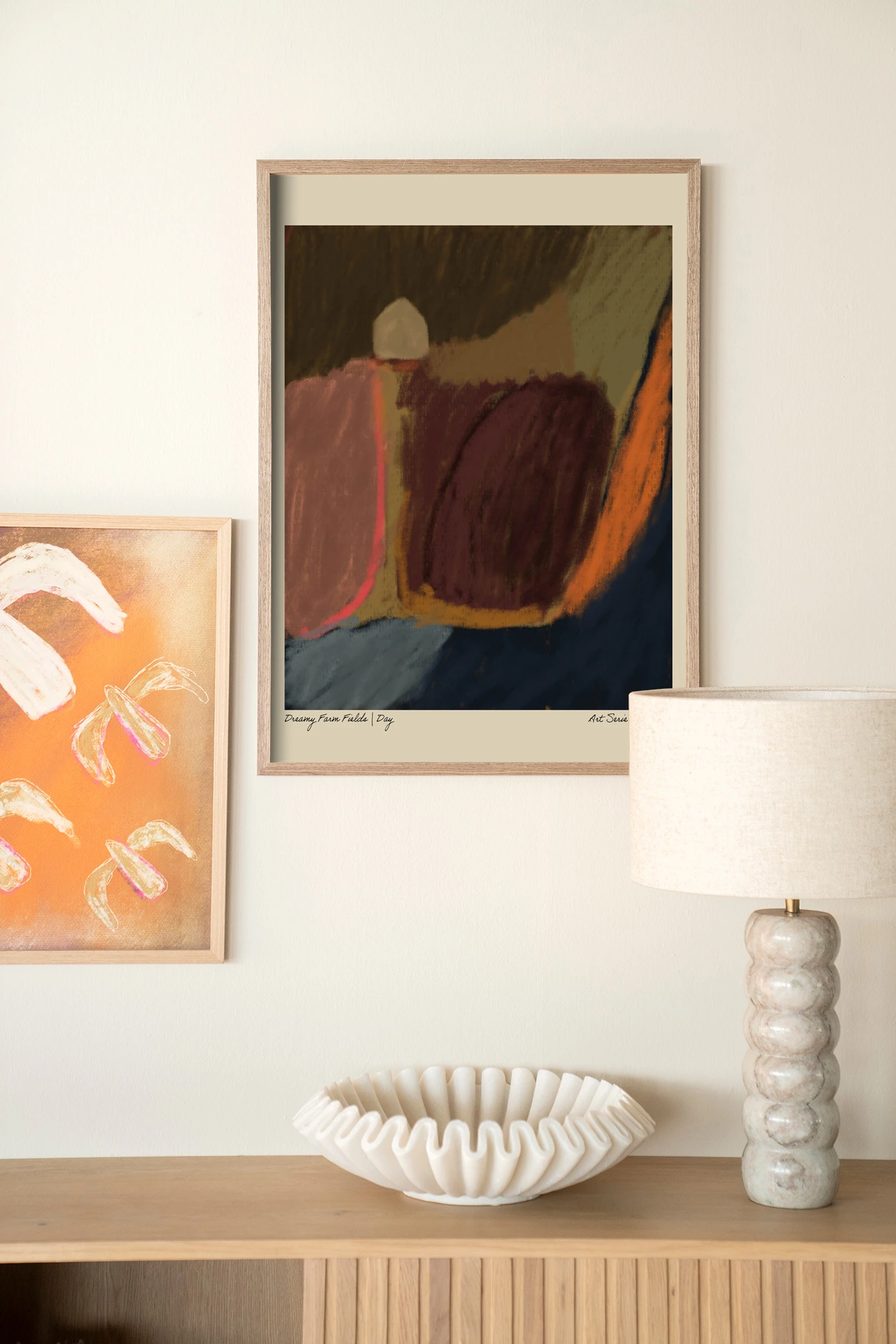 Wall Hanging Dreamy Farmfield By Night - Urban Cotton