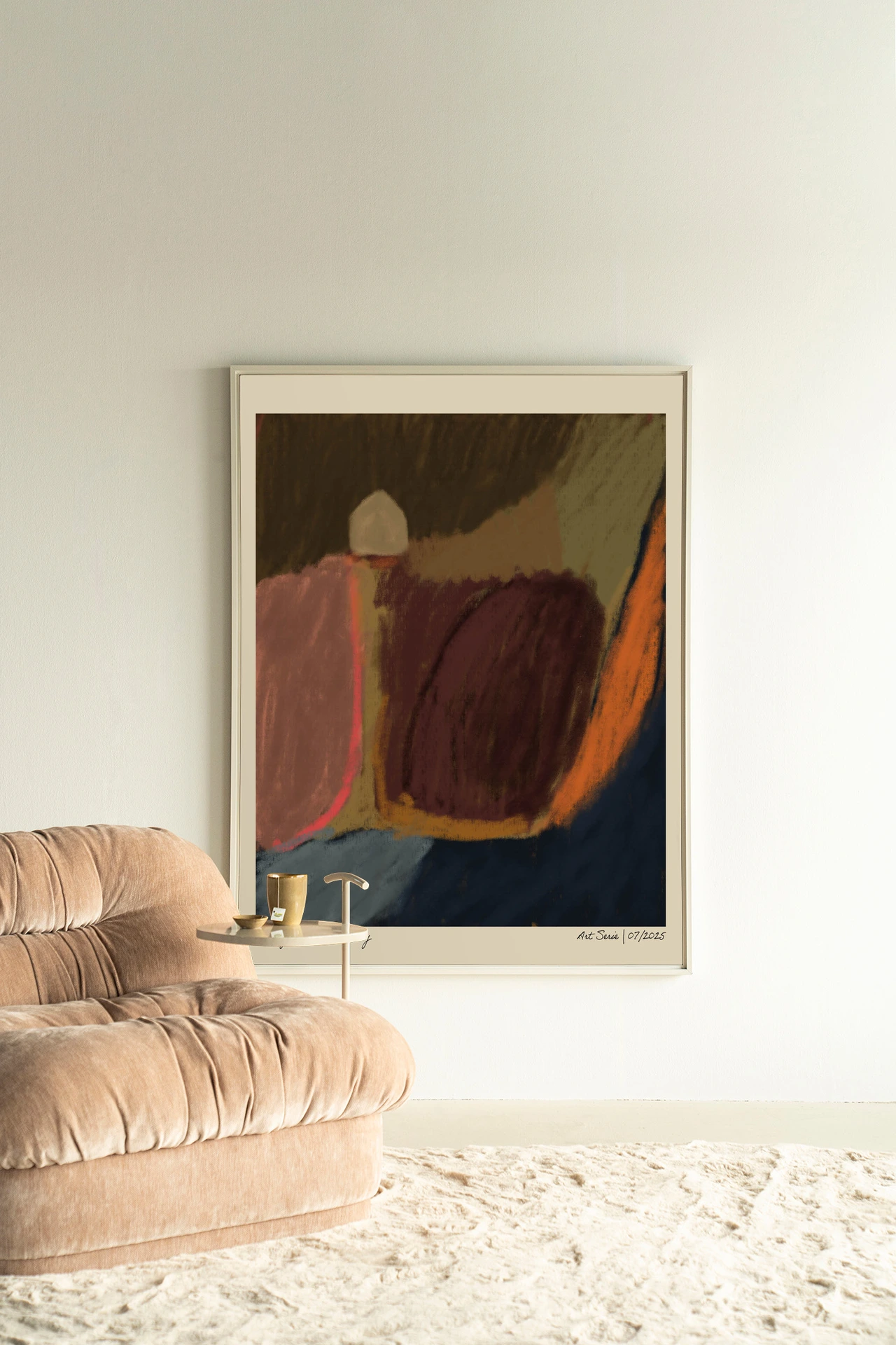 Wall Hanging Dreamy Farmfield By Night - Urban Cotton