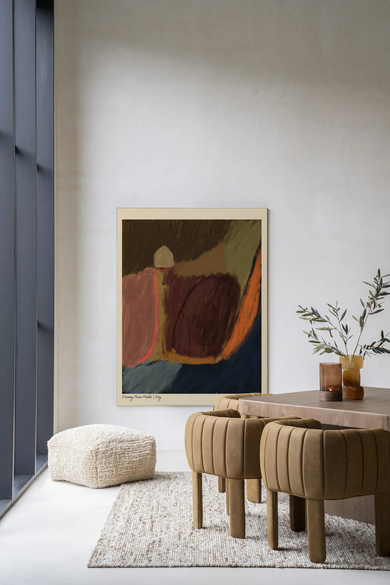 Wall Hanging Dreamy Farmfield By Night - Urban Cotton