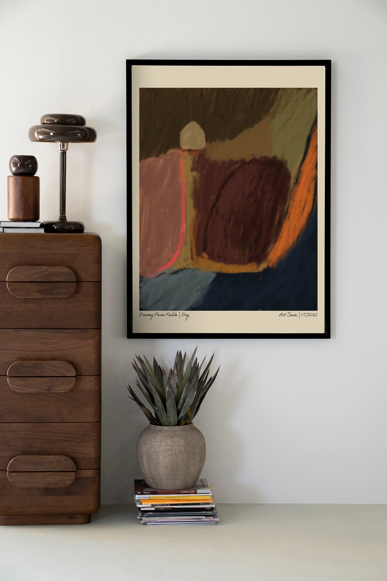 Wall Hanging Dreamy Farmfield By Night - Urban Cotton