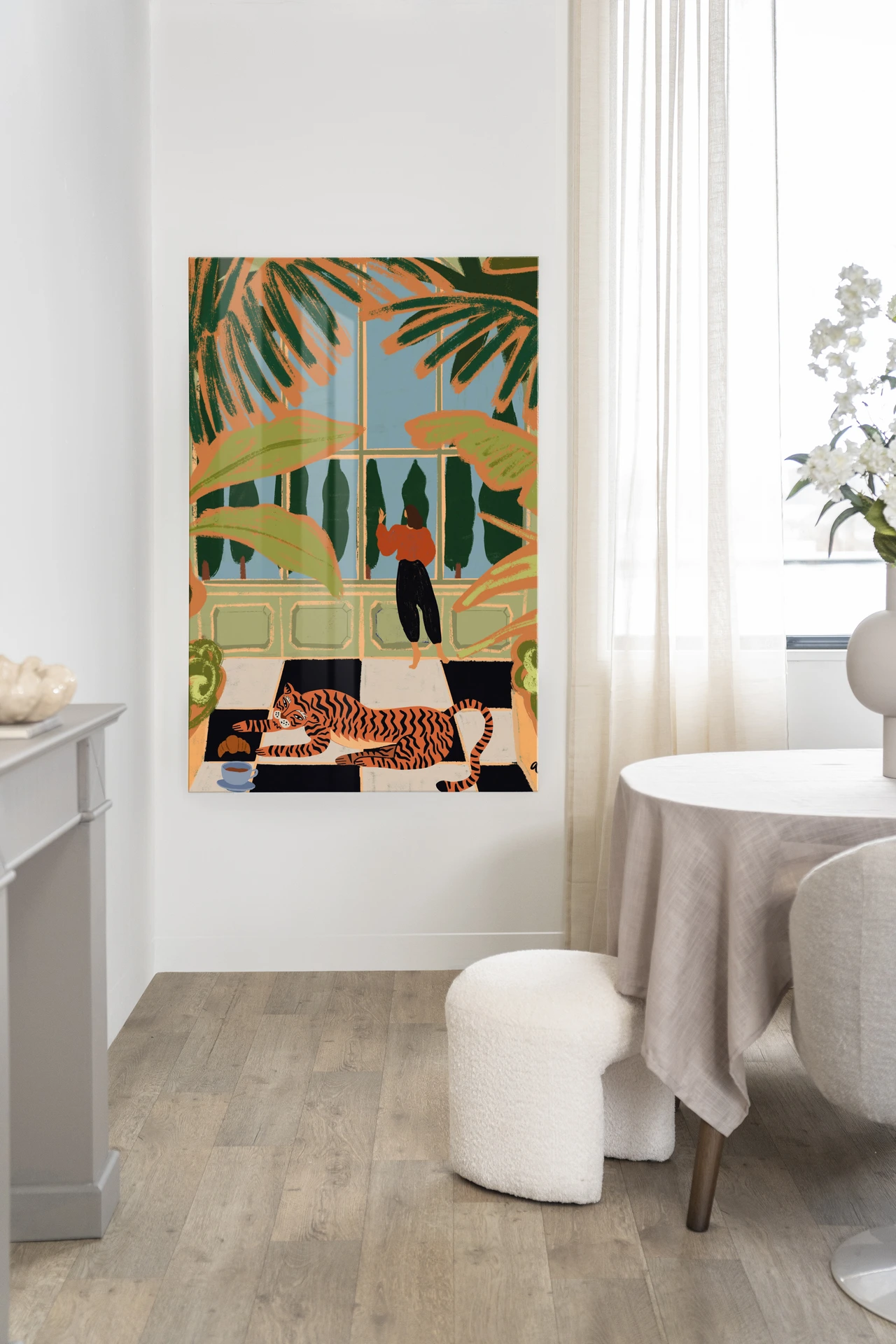Wall Hanging Green House - Urban Cotton