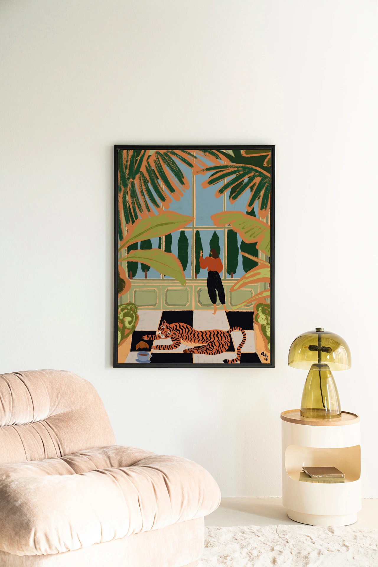 Wall Hanging Green House - Urban Cotton