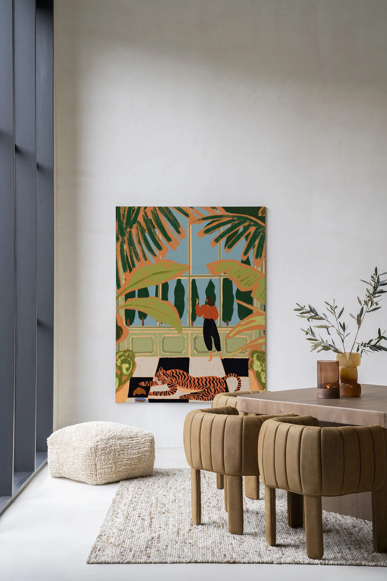 Wall Hanging Green House - Urban Cotton