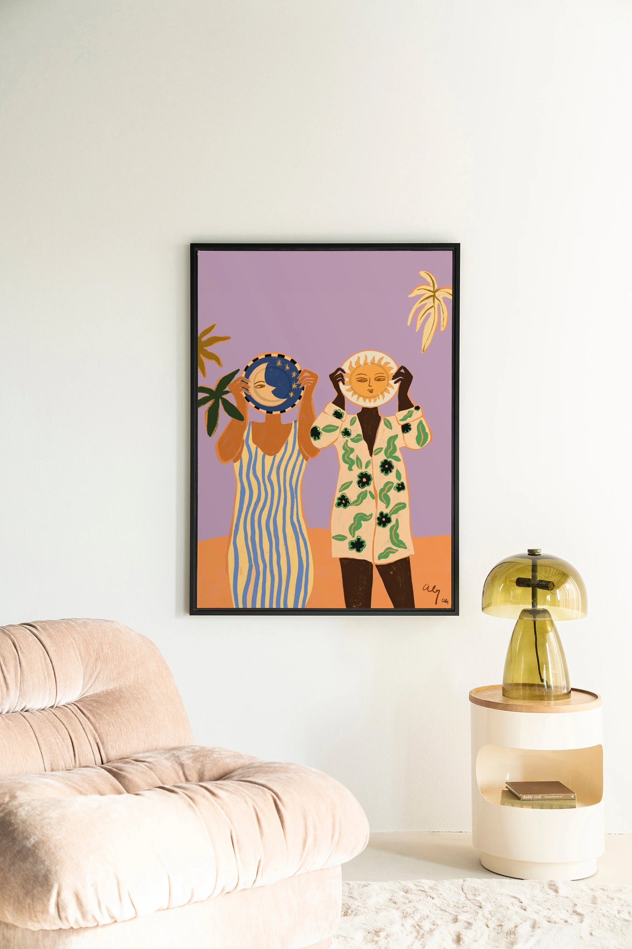 Wall Hanging Sun & Moon - Urban Cotton