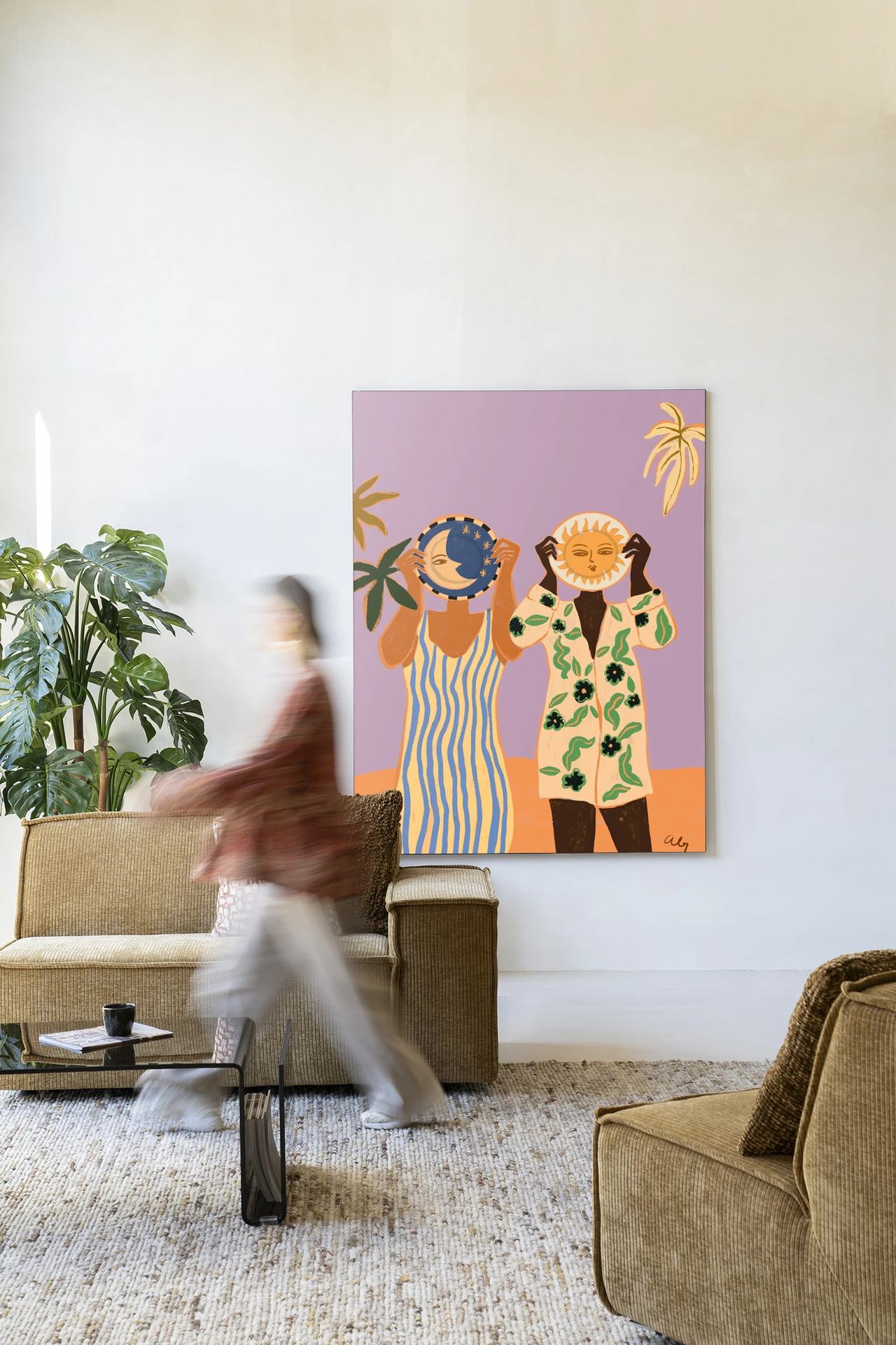 Wall Hanging Sun & Moon - Urban Cotton