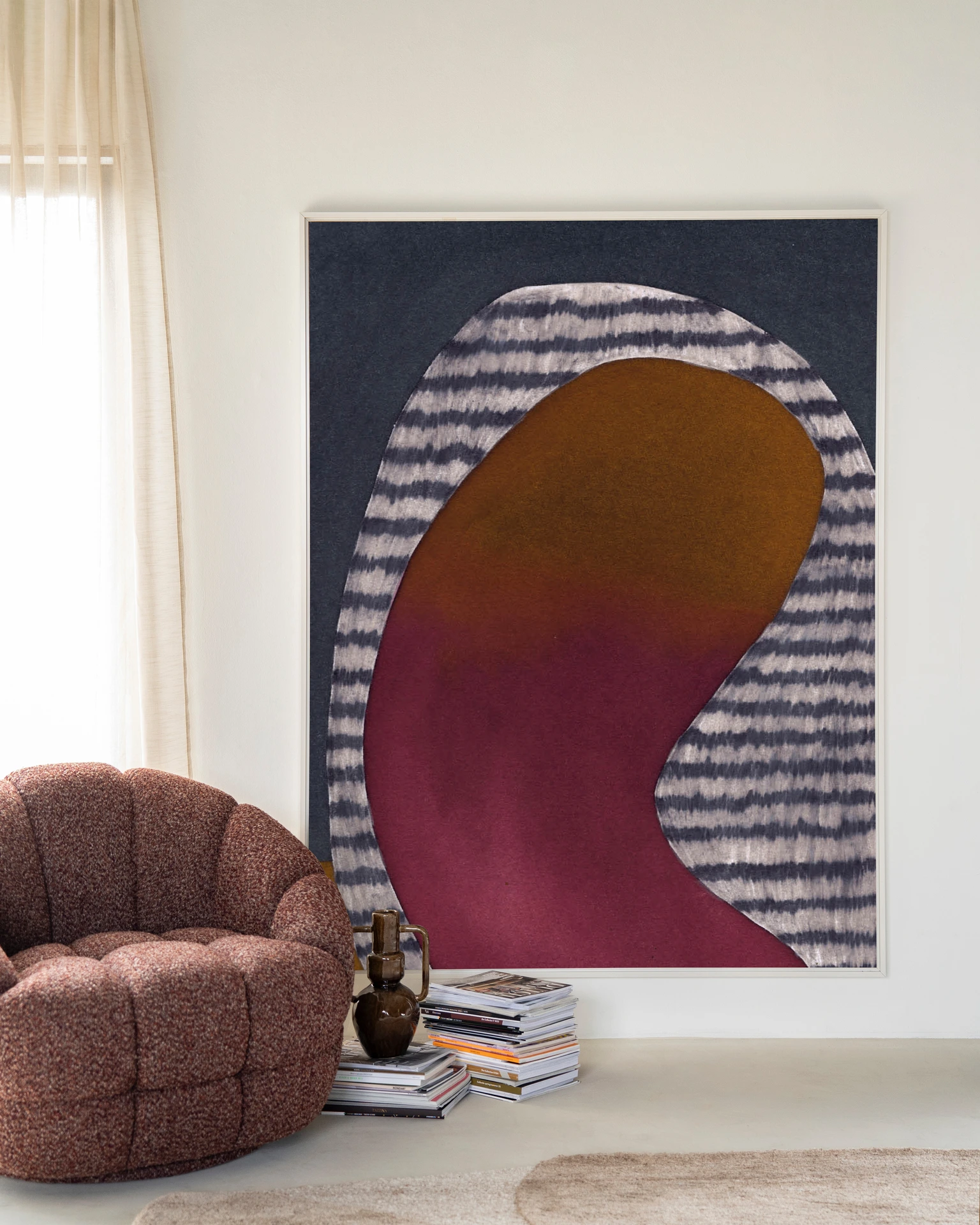 Wall Hanging Horizontal Oval - Urban Cotton