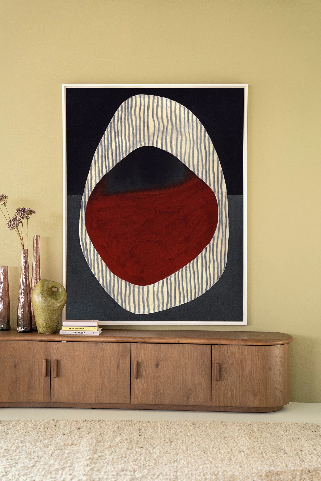 Wall Hanging Vertical Oval - Urban Cotton
