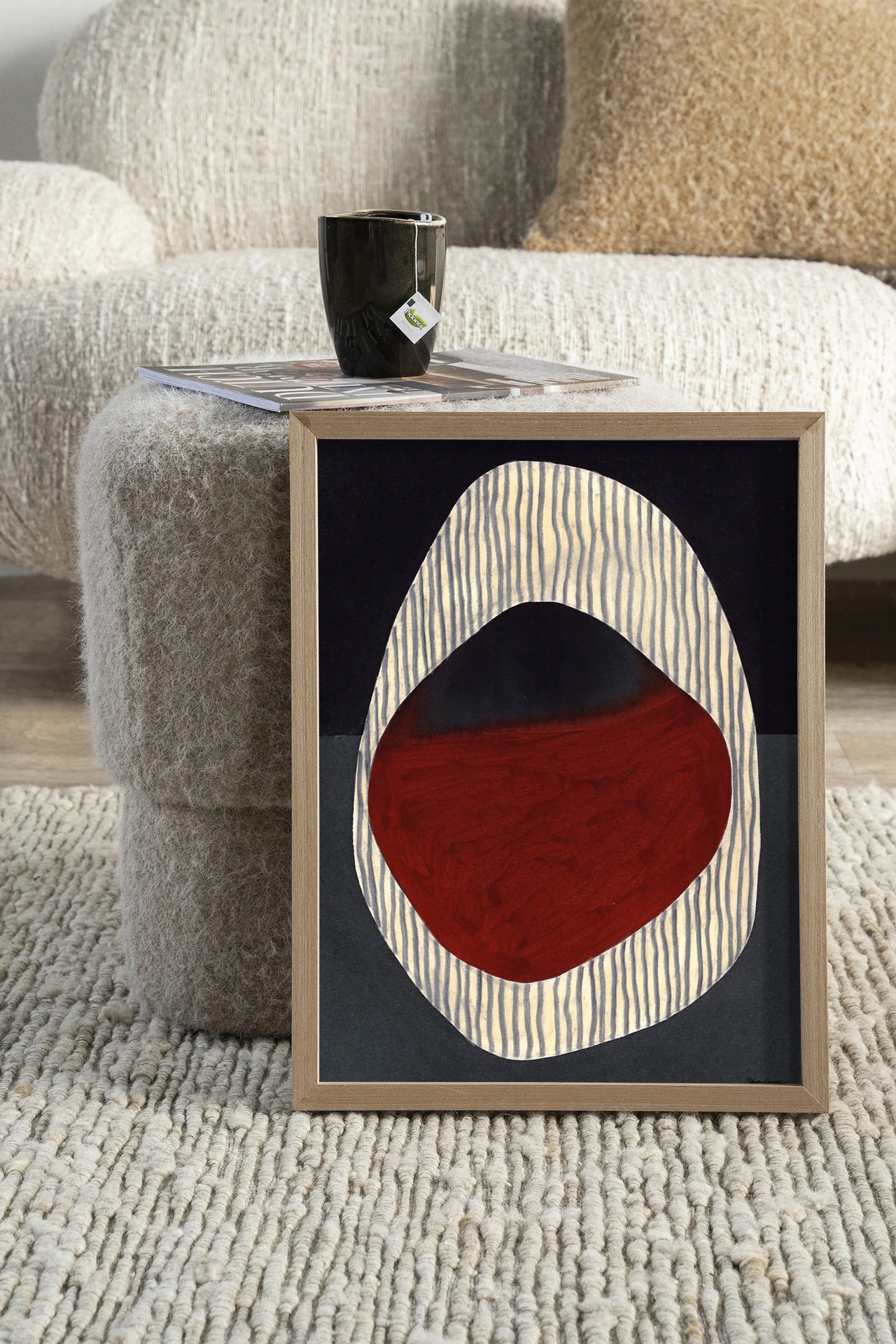 Wall Hanging Vertical Oval - Urban Cotton