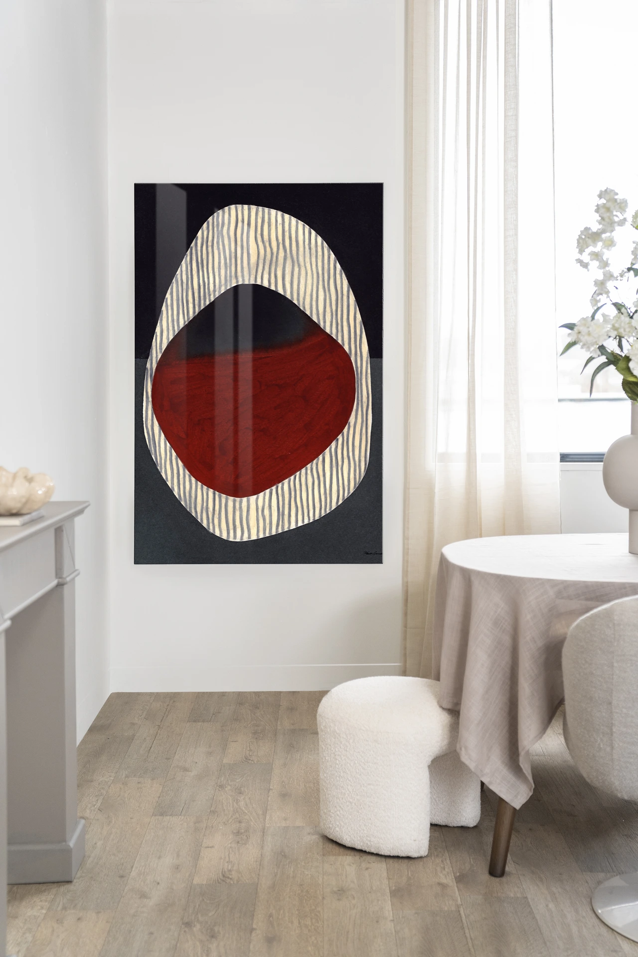 Wall Hanging Vertical Oval - Urban Cotton