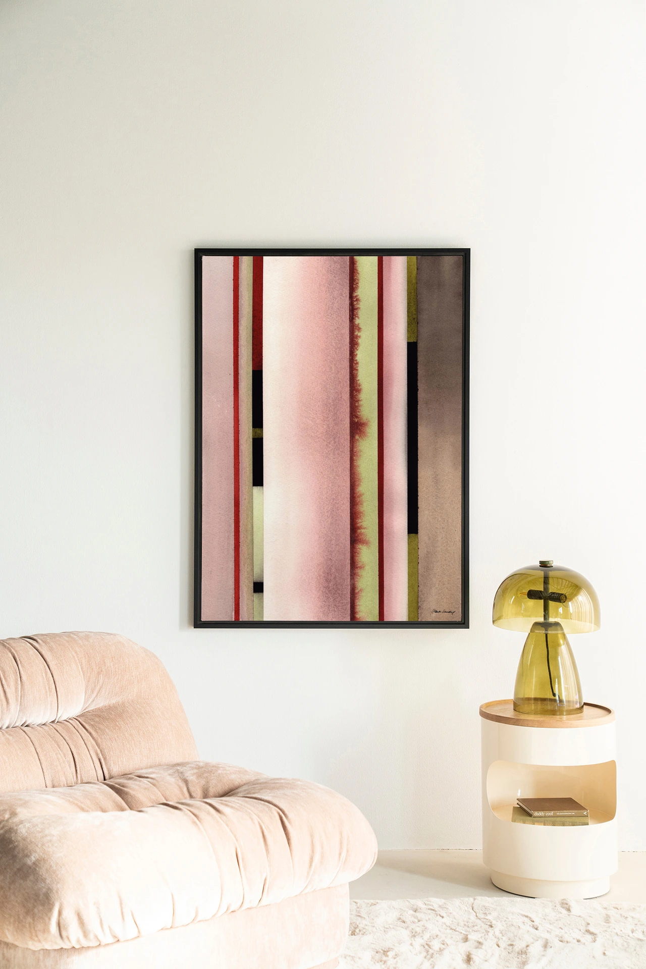 Wall Hanging Vertical Rose - Urban Cotton