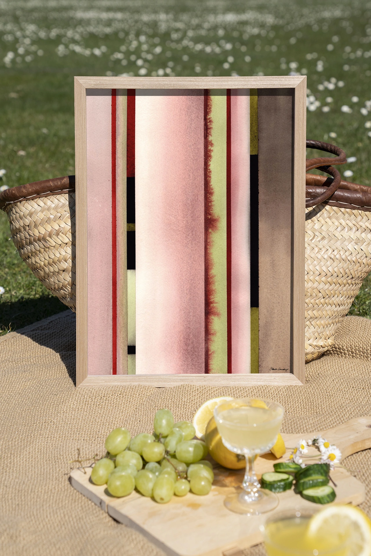 Wall Hanging Vertical Rose - Urban Cotton