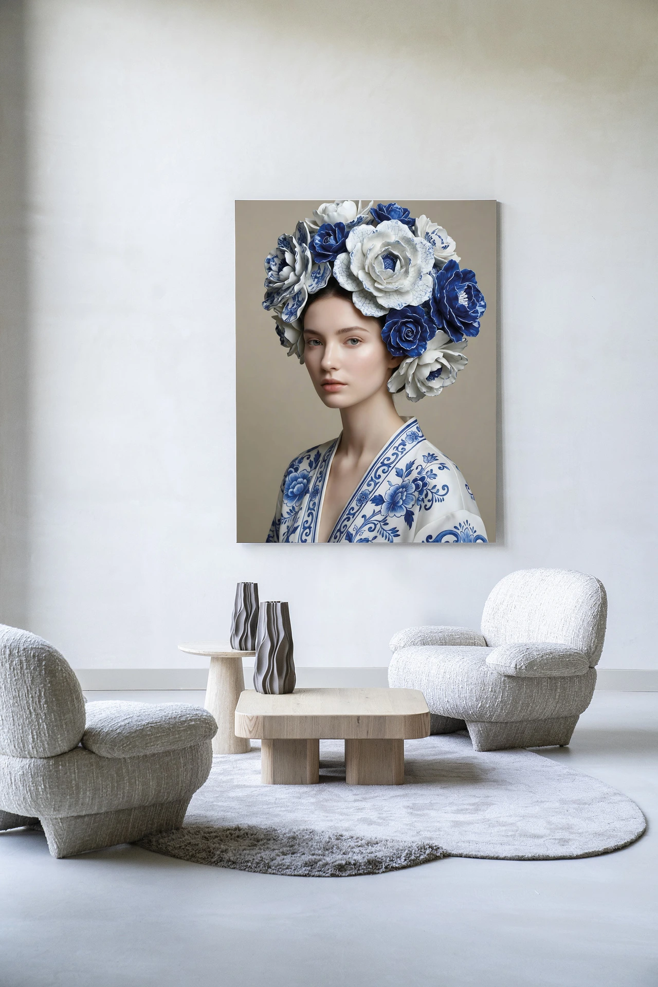 Royal Blue Wall Hanging, Urban Cotton