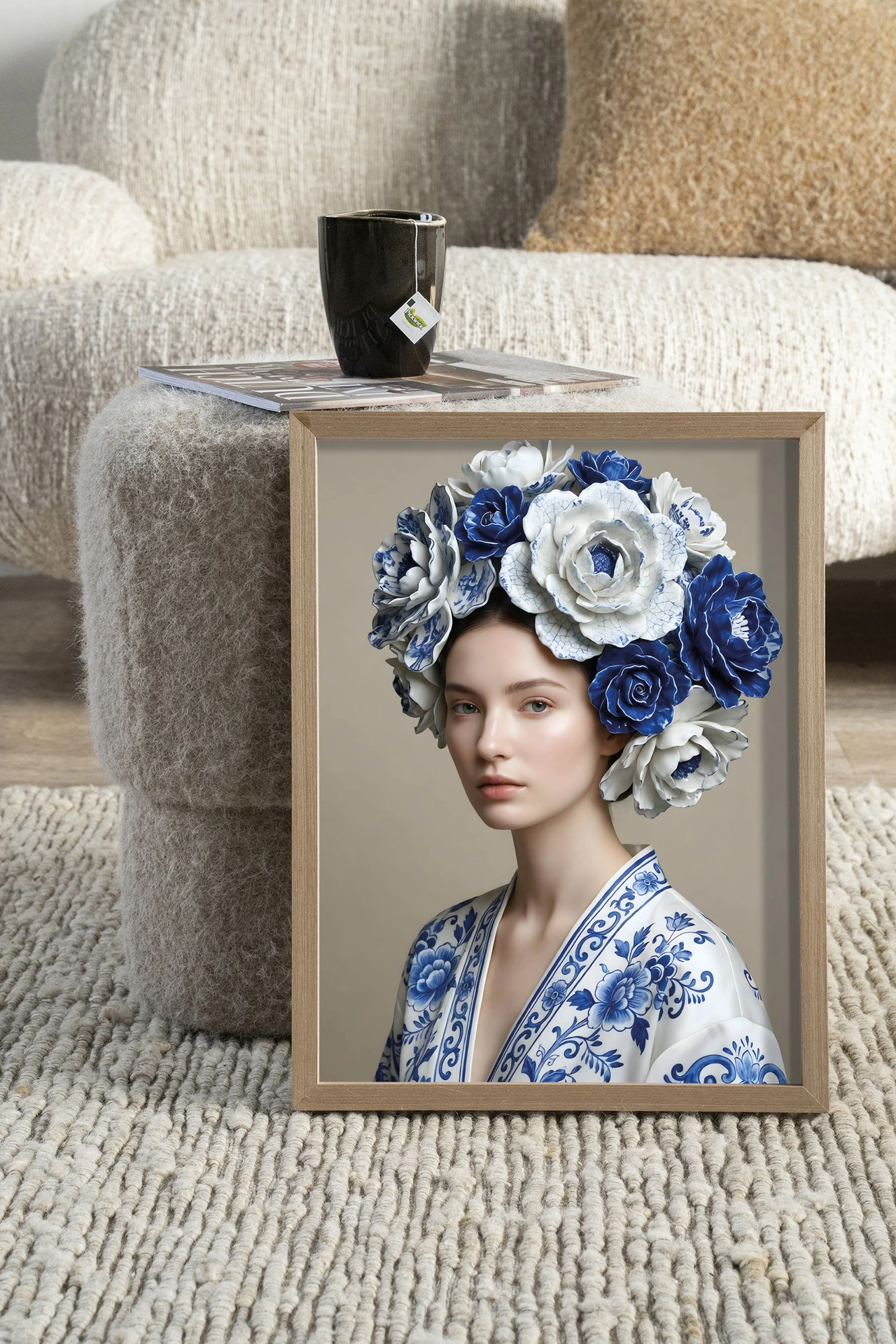 Royal Blue Wall Hanging, Urban Cotton