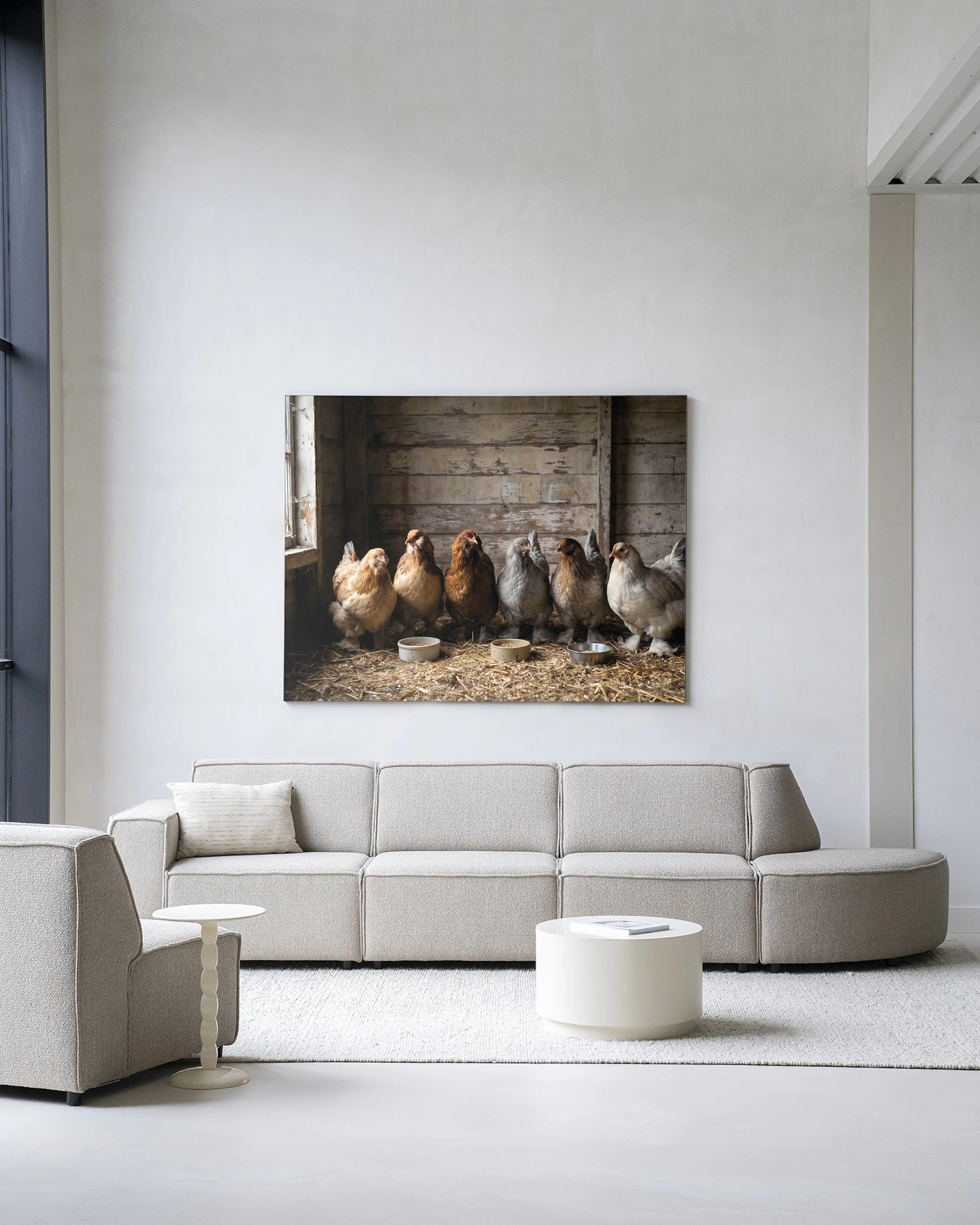 The Chicken Barn Wall Hanging, Urban Cotton