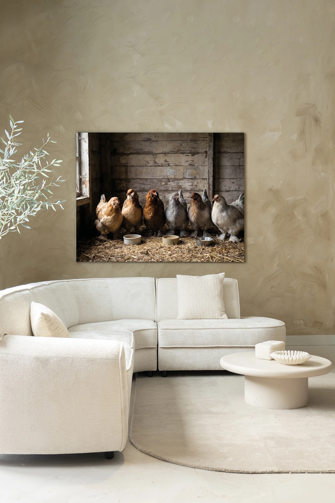 The Chicken Barn Wall Hanging, Urban Cotton