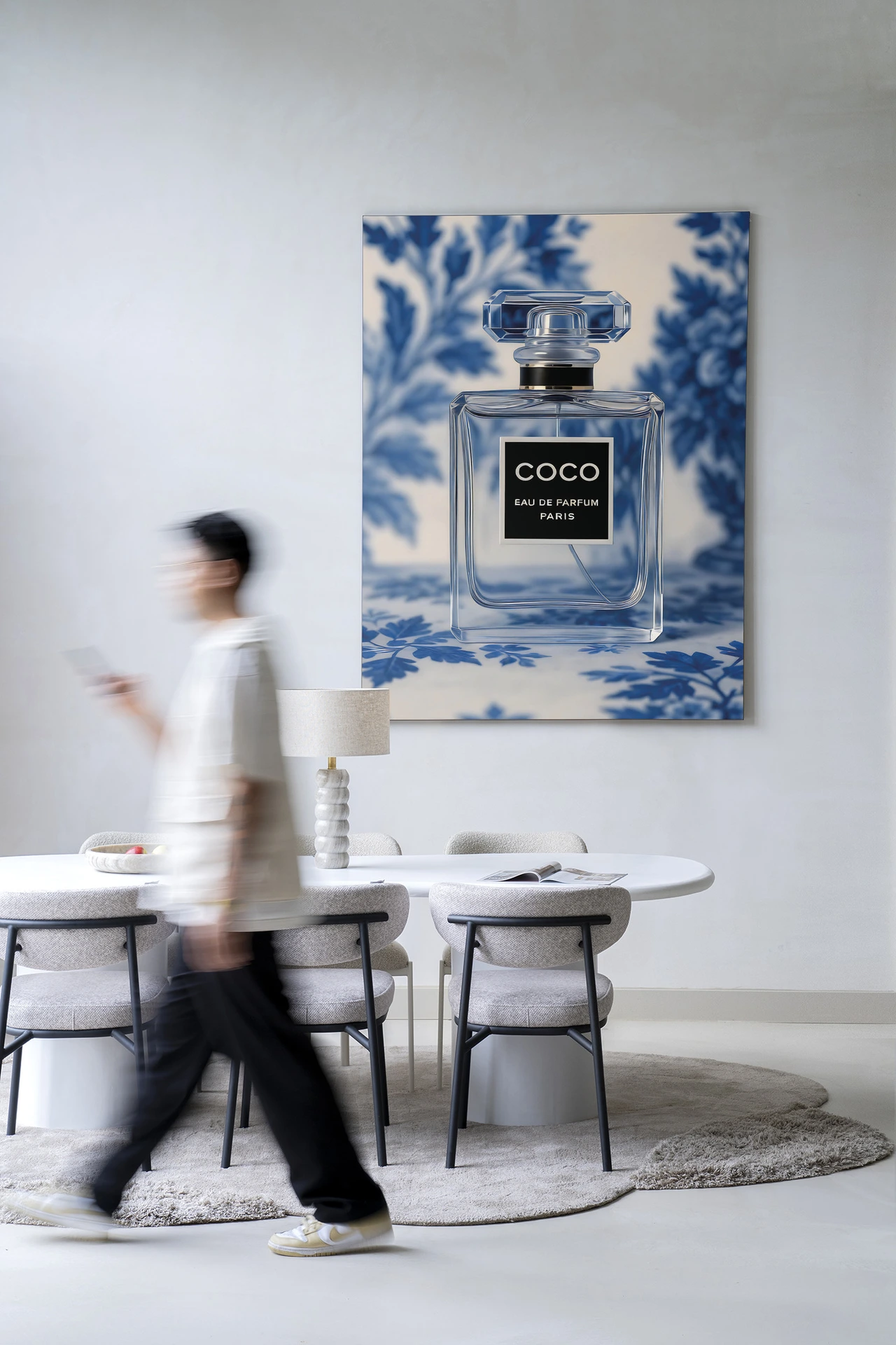 Wandkleed Bleu Scent - Urban Cotton