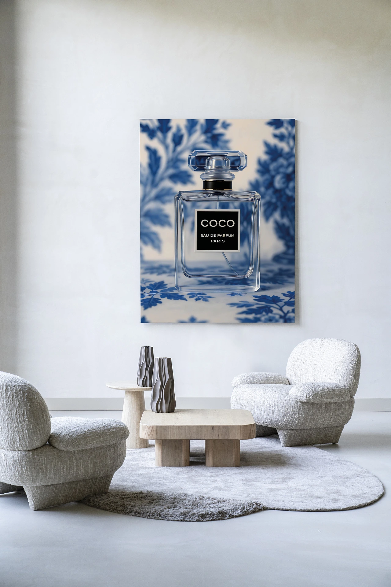 Wandkleed Bleu Scent - Urban Cotton