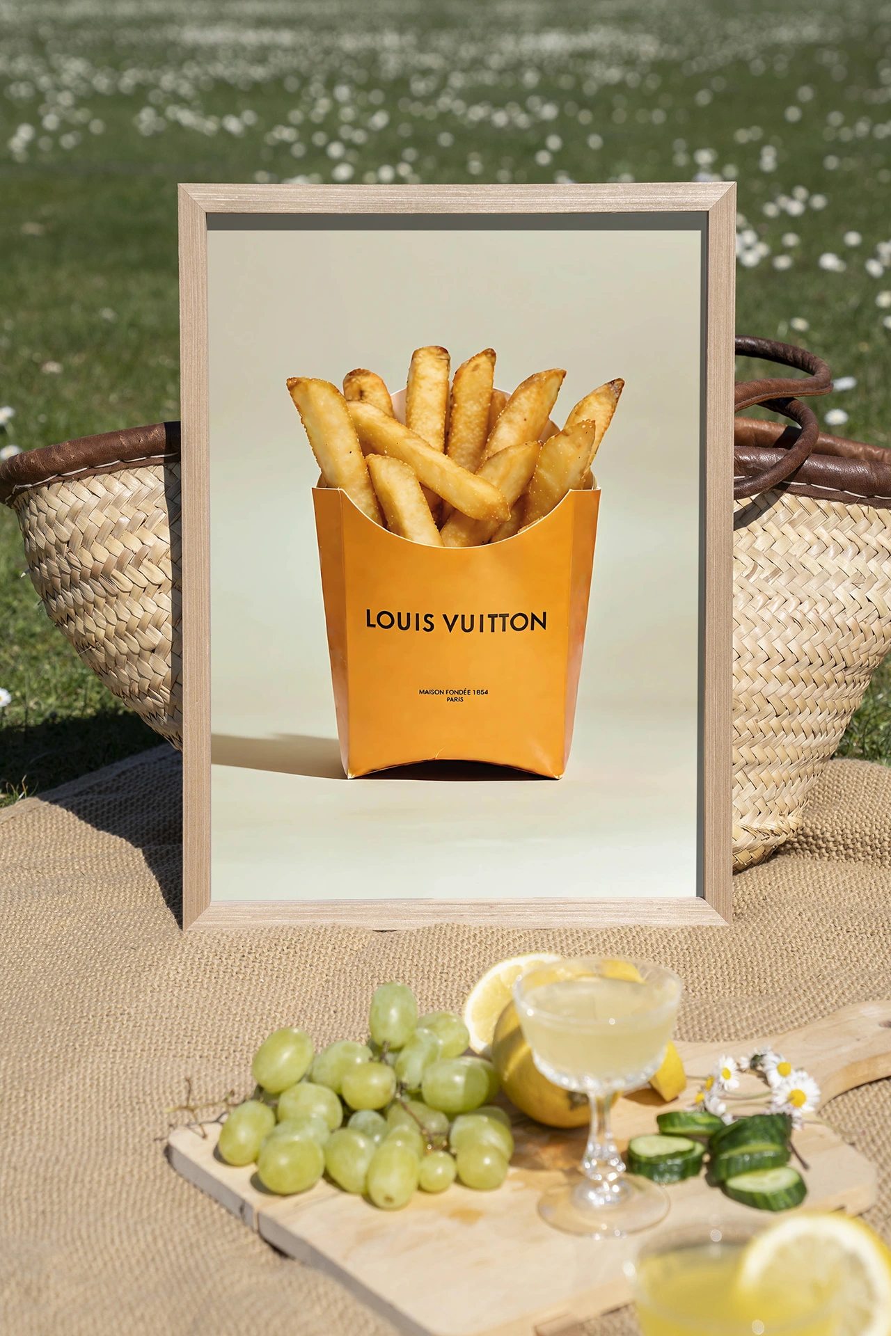 Wandkleed LV Fries - Urban Cotton