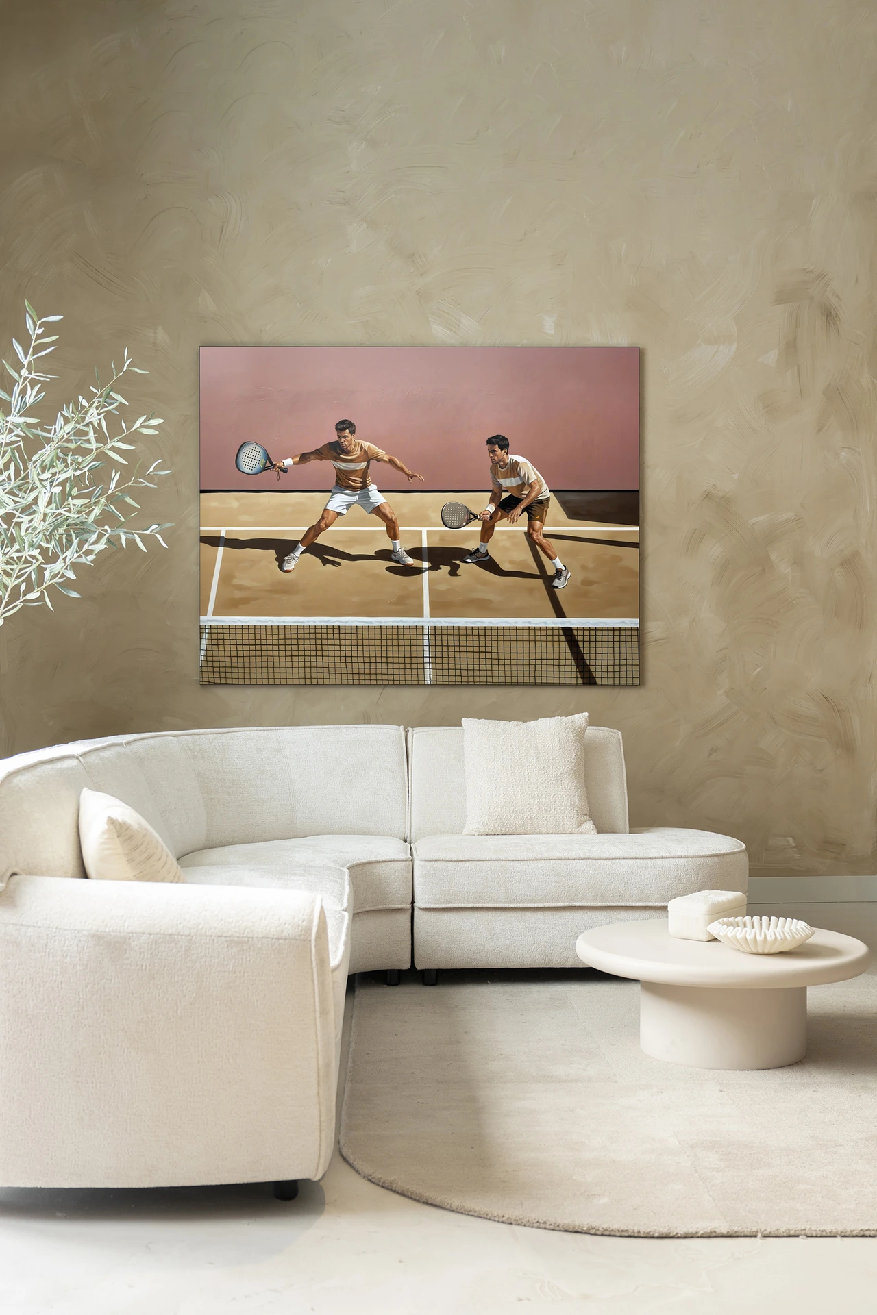 Wandkleed Padel Court - Urban Cotton