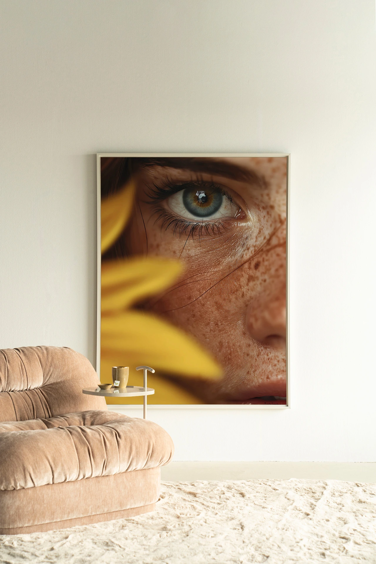 Wandkleed Sunflower - Urban Cotton