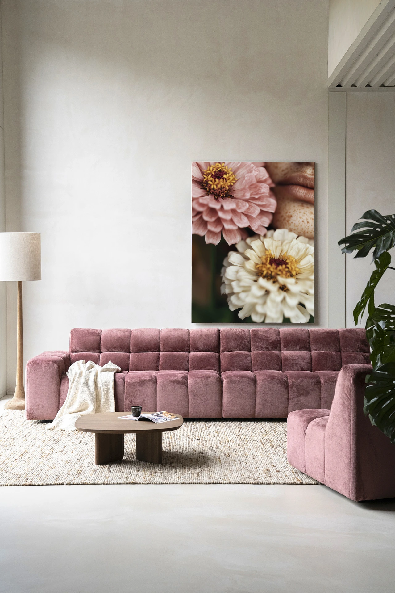 Wandkleed Zinnia - Urban Cotton