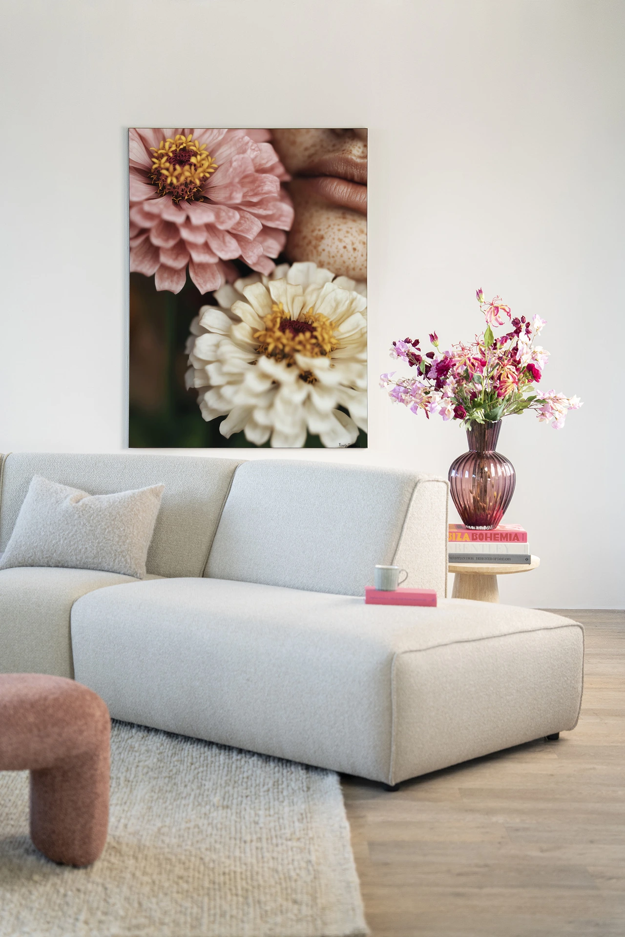 Wandkleed Zinnia - Urban Cotton