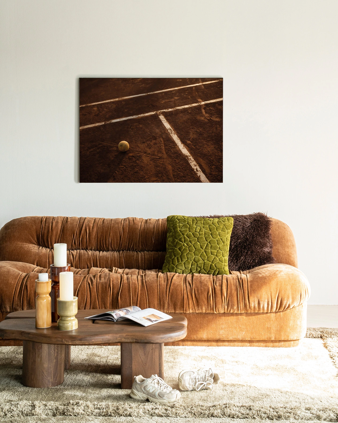 Wandkleed Quiet Court - Urban Cotton