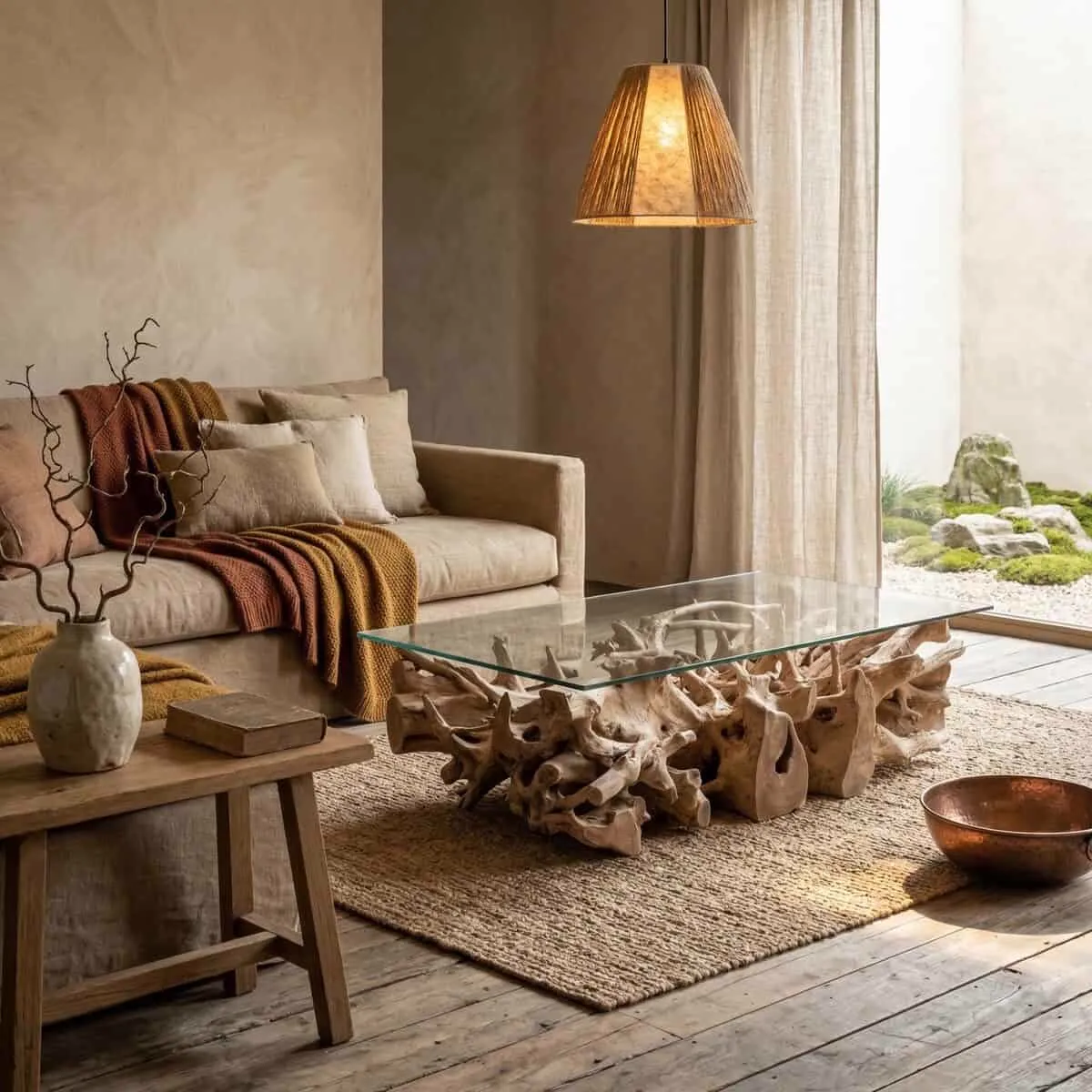 Salontafel Amazones wortelteak
