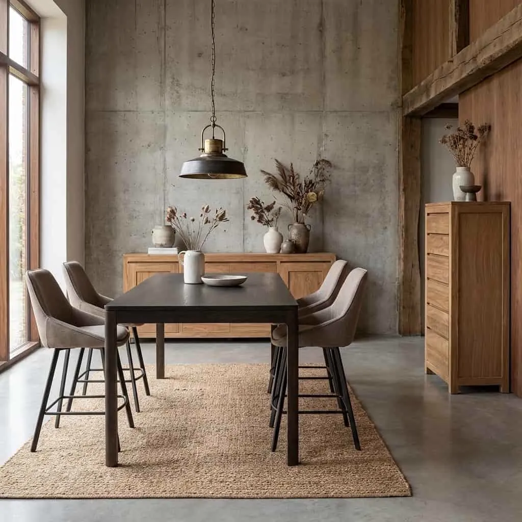 Amalfi Eetkamertafel basalt 200 cm