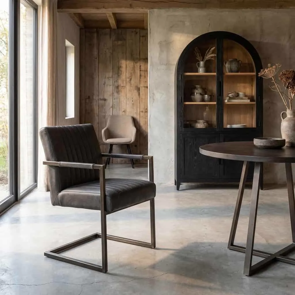 Ferro Armstoel - fabric Savannah anthracite