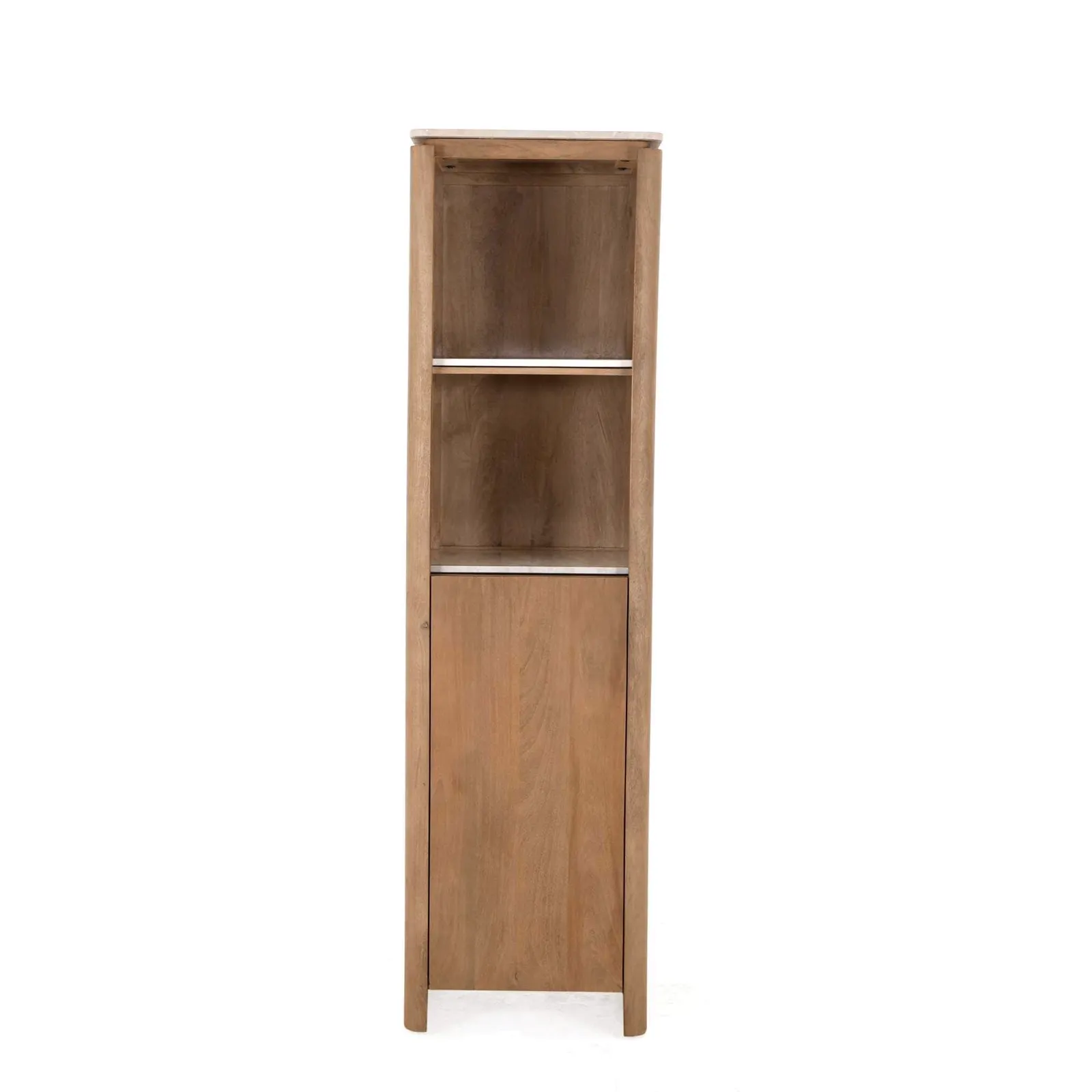 Inlegplank Boekenkast Dallas Beige Marmer Set van 2