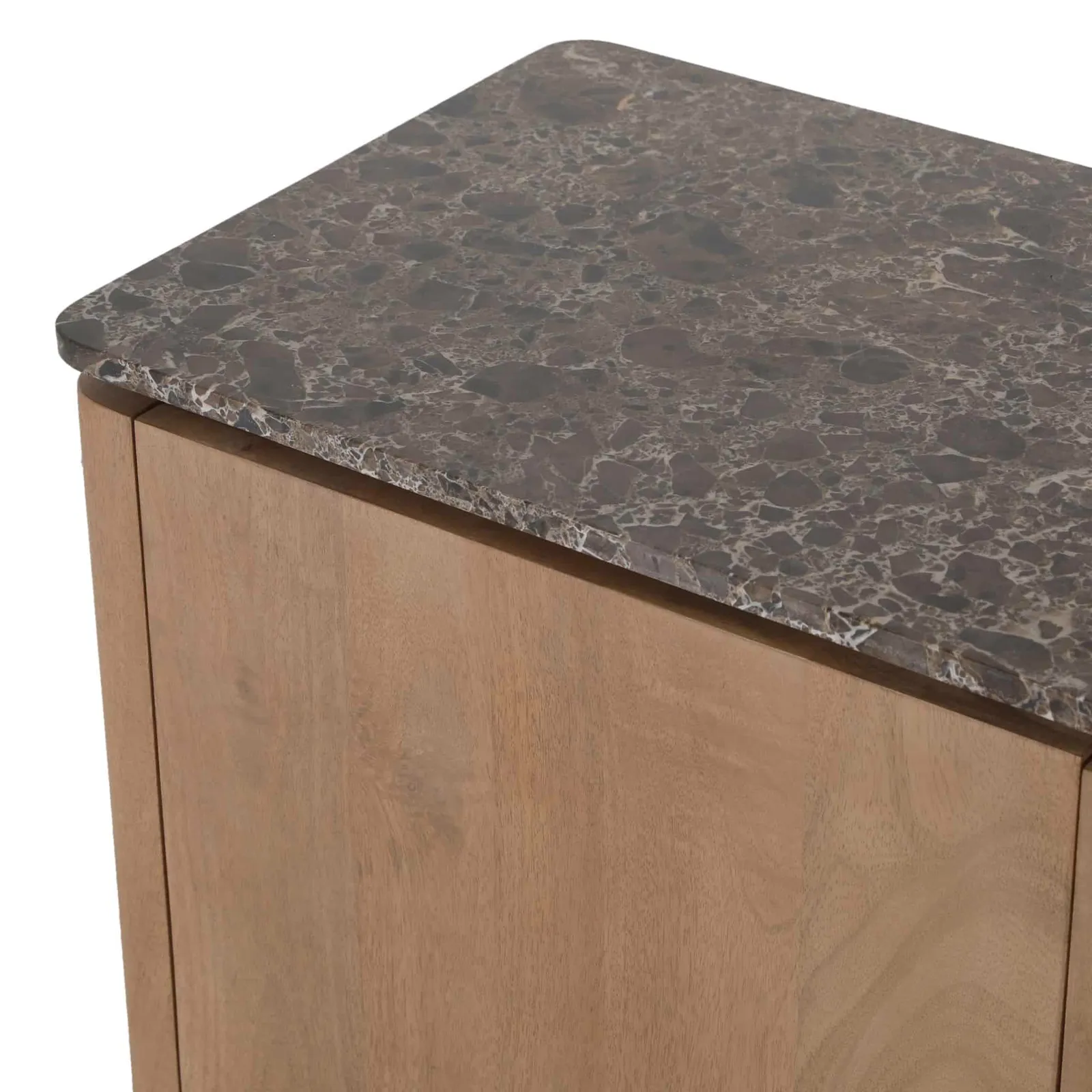 Bovenblad Dressoir Dallas Bruin Marmer 165 cm