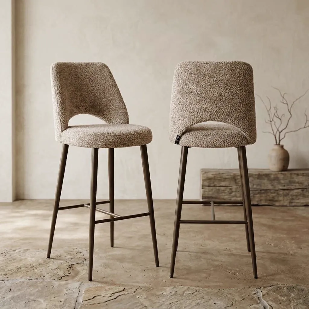 Barstoel Delphine lovely nature fire retardant