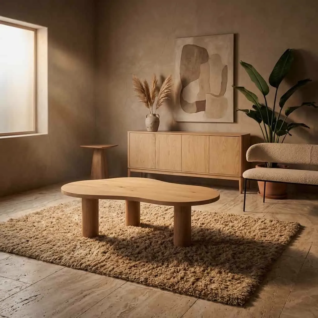 Eettafel Bobbie - lichtbruin