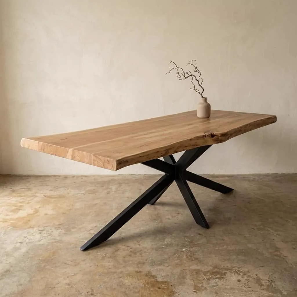 Eettafel boomstam Nando