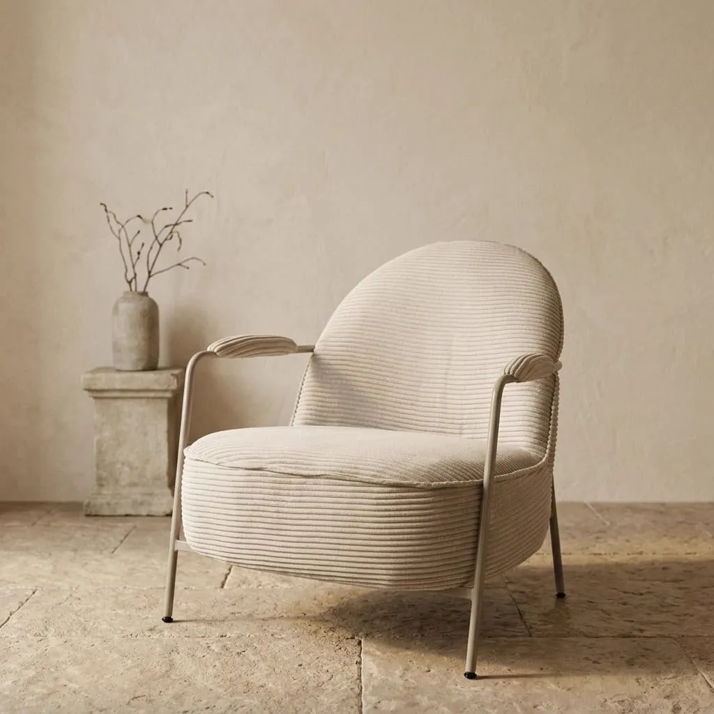 Elton Fauteuil - Sand Frame - Rib - Sand