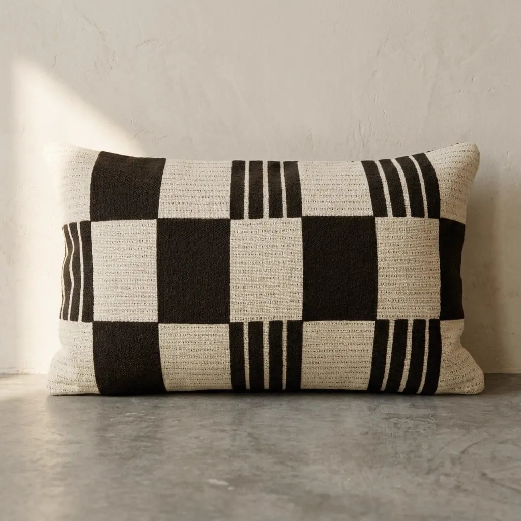 Kussen Twist 35x55 cm - bruin
