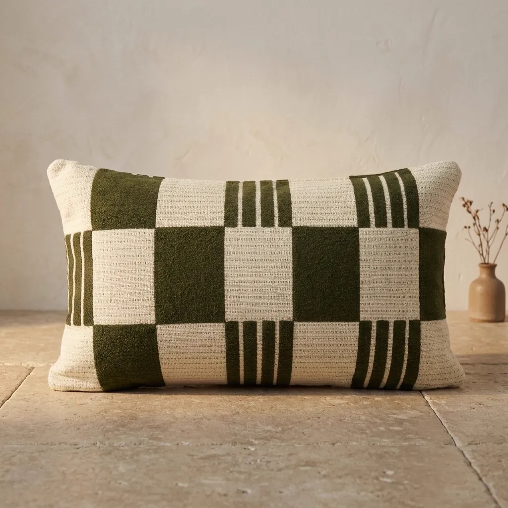 Kussen Twist 35x55 cm - groen