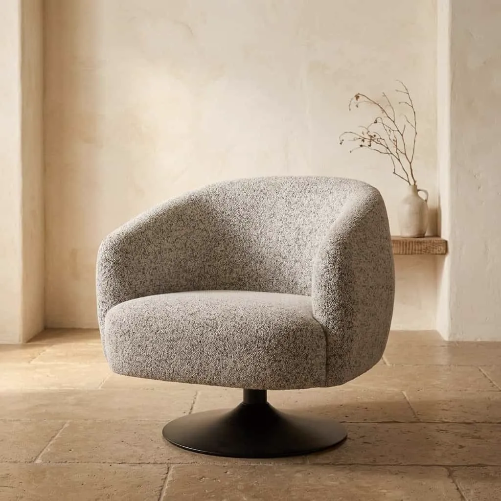 Louis draaifauteuil 360 - Puente - Ecru 06