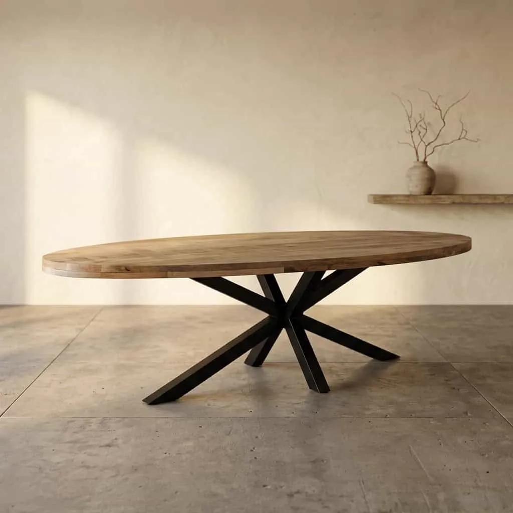 Mango Ovaal Naturel | 260 x 120cm